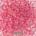 Бисер Чехия круглый 1 10/0 2.3 мм 500 г 58598 (Ф566) брусничный
