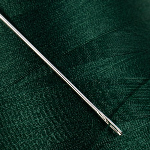 Швейные нитки (полиэстер) 40/2   "Nitka"  ( 201-300 )  4570 м №225 т.зеленый