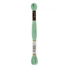 Нитки для вышивания "Anchor"   мулине   100\% хлопок   12 x  8 м 0203 св. зеленый