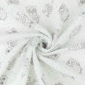 Ткань PEPPY Ткань муслиновая ФАСОВКА EMBRACE 100\% хлопок 100 х 125 см Shannon Fabrics owls opal