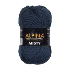 Пряжа ALPINA "MISTY"   70\% хлопок, 30\% шерсть   10 шт. х  50 г  105 м ± 5 м №05 синий
