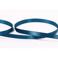 Лента атласная 6 мм ( 1/4 ")  "Gamma"   33 м ± 2 м №145 сине-серый