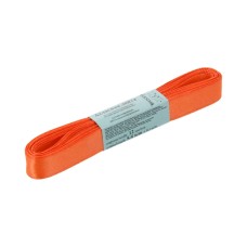 Лента атласная 12 мм ( 1/2 ")  "Gamma"   AL-12P   ФАСОВКА   10 x  5.4 м №155 св-оранжевый