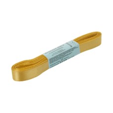 Лента атласная 12 мм ( 1/2 ")  "Gamma"   AL-12P   ФАСОВКА   10 x  5.4 м №148 горчичный