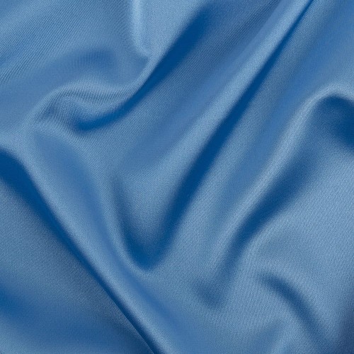 Ткань PSS-001   Poly satin   ФАСОВКА   100 г/кв.м ± 5 г/кв.м  100 х  145 см  95\% полиэстер, 5\% спандекс №05 голубой