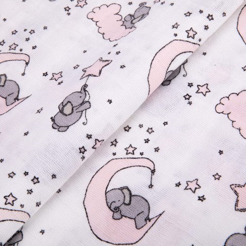 Ткань "PEPPY"   Ткань муслиновая   ФАСОВКА   EMBRACE   100\% хлопок   100 х  125 см  Shannon Fabrics emlittleone blush