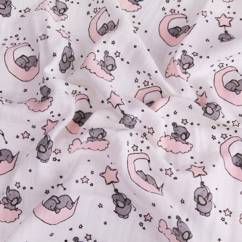 Ткань "PEPPY"   Ткань муслиновая   ФАСОВКА   EMBRACE   100\% хлопок   100 х  125 см  Shannon Fabrics emlittleone blush