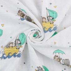 Ткань "Shannon Fabrics"   Ткань муслиновая   SMD EMBRACE   100\% хлопок   125 см ± 2 см noah`s ark opal