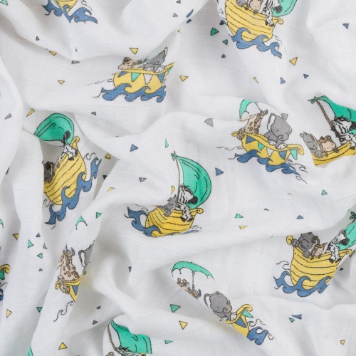 Ткань "Shannon Fabrics"   Ткань муслиновая   SMD EMBRACE   100\% хлопок   125 см ± 2 см noah`s ark opal
