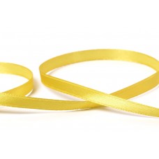 Лента атласная 6 мм ( 1/4 ")  "Gamma"   33 м ± 2 м №020 желтый