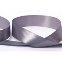 Лента атласная 25 мм ( 1 ")  "Gamma"   33 м ± 2 м №126 серый