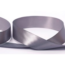 Лента атласная 25 мм ( 1 ")  "Gamma"   33 м ± 2 м №126 серый
