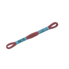 Нитки для вышивания "Gamma"    мулине  ( 0820-3070 )  100\% хлопок   24 x  8 м №0879 розово-коричневый