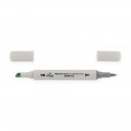 BMA-01 0.7 мм - 7 мм кисть/перо скошенное 1 шт. Z432 св. лаймовый/Pale Green