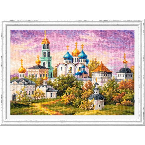 Набор для вышивания "Чудесная Игла" 075-06   "Сергиев Посад. Троице-Сергиева Лавра" 40 х 30 см