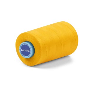 Швейные нитки (полиэстер) 50/2   "Gamma"  ( 101-200 )  4570 м №139 т.золотистый