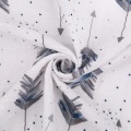 Ткань PEPPY Ткань муслиновая ФАСОВКА EMBRACE 100\% хлопок 100 х 125 см Shannon Fabrics aim high steel