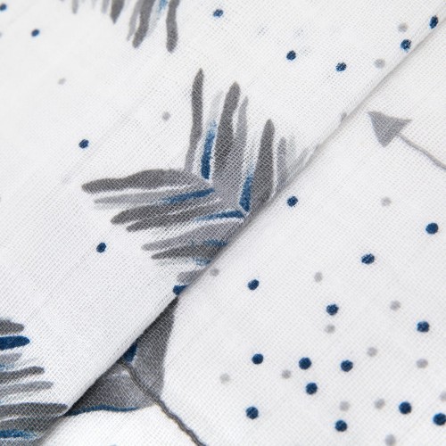 Ткань "PEPPY"   Ткань муслиновая   ФАСОВКА   EMBRACE   100\% хлопок   100 х  125 см  Shannon Fabrics aim high steel