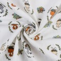 Ткань PEPPY Ткань муслиновая ФАСОВКА SMD EMBRACE 100\% хлопок 100 х 125 см Shannon Fabrics flower crowns saltwater