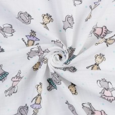 Ткань "PEPPY"   Ткань муслиновая   ФАСОВКА   SMD EMBRACE   100\% хлопок   100 х  125 см  Shannon Fabrics tiny dancer blush/lilac
