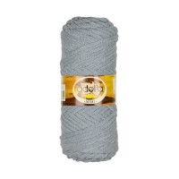 Пряжа ADELIA "MIMI"   100\% полиэстер   5 шт. х  100 г  80 м ± 4 м №03 серый