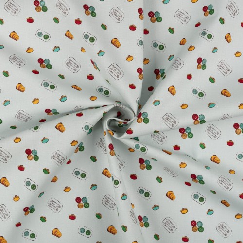 Ткань для пэчворка PEPPY   ВЕК МОДЫ   ФАСОВКА   50 x 55 см  146 г/кв.м ± 5   100\% хлопок ВМ-10 серый
