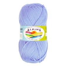 Пряжа ALPINA "TOMMY"   100\% микнес   10 шт. х  50 г  130 м ± 10 м №026 св.сиреневый