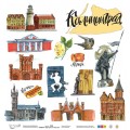 Бумага для скрапбукинга Mr.Painter PSR 190206 Прогулки по России 190 г/кв.м 30.5 x 30.5 см 10 шт. СК/Распродажа 6 (Калининград)