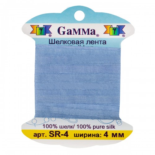 "Gamma"   шелковая   SR-4   ФАСОВКА   0.2 -  4 мм  9.1 м ± 0.5 м №257 т. голубой