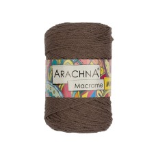 Пряжа ARACHNA "Macrame Mini"   80\% хлопок, 20\% полиэстер   4 шт. х  250 г ± 10 г  200 м ± 20 м №26 св.коричневый