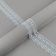 Кружево "Gamma"   "сетка"   50 мм  GKM-5001M   в рулоне   10 м ± 0.2   Турция TL008BL голубой