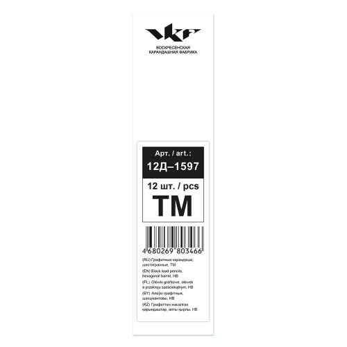 "ВКФ"   "Metallic shine"   MS01-12Д   Карандаш графитный   заточенный   ТМ (HB)   12 шт. 1597 изумрудный