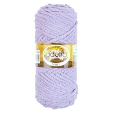 Пряжа ADELIA "MIMI"   100\% полиэстер   5 шт. х  100 г  80 м ± 4 м №10 св.сиреневый