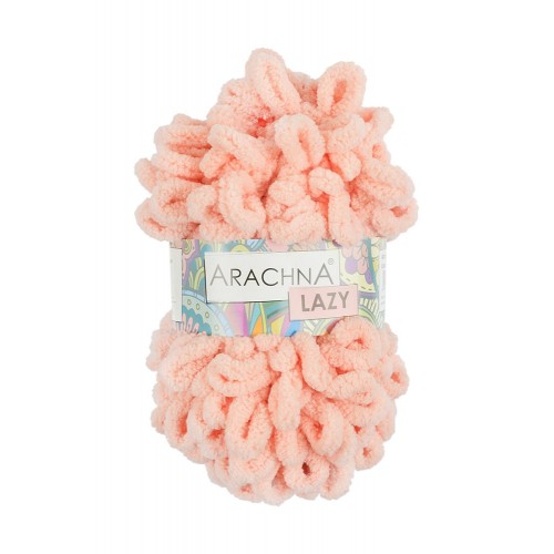 Пряжа ARACHNA "LAZY"   100\% микрополиэстер   5 шт. х  100 г  8.5 м ± 0.2 м №06 св.коралловый