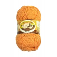 Пряжа ADELIA "KISS"   100\% полиэстер   10 шт. х  50 г  145 м ± 7 м №17 рыжий