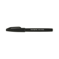 "Pentel"   Фломастер-кисть Brush Sign Pen   2,0 мм   кисть SES15C-A черный
