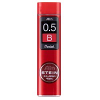 "Pentel"   Грифели для карандашей автоматических Ain Stein   0.5 мм  40 грифелей  в тубе C275-BO B