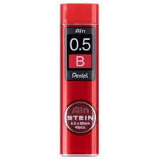 "Pentel"   Грифели для карандашей автоматических Ain Stein   0.5 мм  40 грифелей  в тубе C275-BO B
