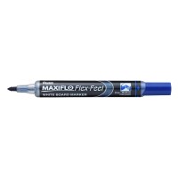 "Pentel"   Маркер для белых досок Maxiflo Flex-Feel, гибкий наконечник,   1 - 5 мм   перо круглое MWL5SBF-CX синий