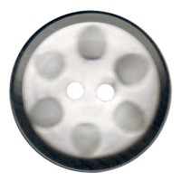 Пуговица костюмная с проколами "Gamma"   EN 0031   38 " ( 24 мм)  24 шт  № А008 черный