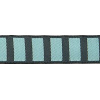 Лента жаккардовая 25 мм  "Gamma"   TRJ-111Y   10 м  отделочная голубой