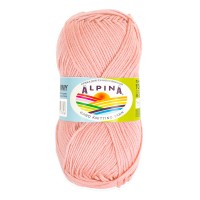 Пряжа ALPINA "TOMMY"   100\% микнес   10 шт. х  50 г  130 м ± 10 м №016 яр. розовый