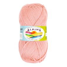 Пряжа ALPINA "TOMMY"   100\% микнес   10 шт. х  50 г  130 м ± 10 м №016 яр. розовый