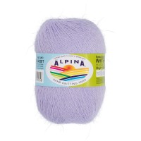 Пряжа ALPINA "WHITE RABBIT"   55\% пух кролика, 45\% нейлон   10 шт. х  50 г  300 м ± 15 м №225 св. сиреневый