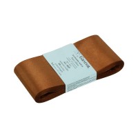Лента атласная 50 мм ( 2 ")  "Gamma"   AL-50P   ФАСОВКА   5 x  5.4 м №098 т-коричневый