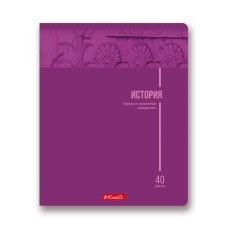 "Светоч"   Тетрадь предметная "School Life"   A5+   40 л.  на скобе   60 г/кв.м , белизна 100 \%  10 шт. , клетка 40ТСК5_000106 История
