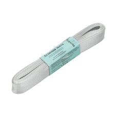 Лента атласная 12 мм ( 1/2 ")  "Gamma"   AL-12P   ФАСОВКА   10 x  5.4 м №518L(14-4104) серый