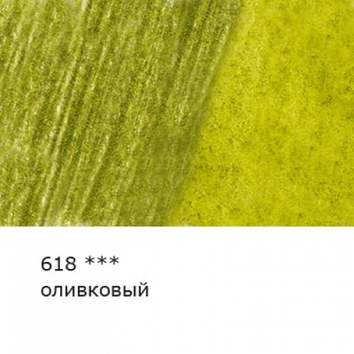 "VISTA-ARTISTA"   "Gallery"   VGWP   Карандаш акварельный художественный   заточенный   6 шт. 618 Оливковый (Olive green)