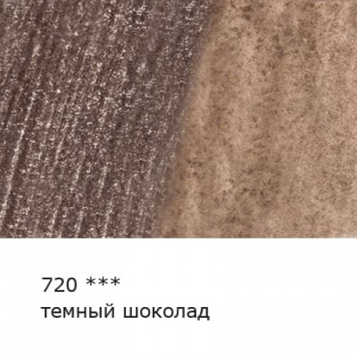 "VISTA-ARTISTA"   "Gallery"   VGWP   Карандаш акварельный художественный   заточенный   6 шт. 720 Темный шоколад (Dark chocolate)