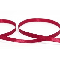 Лента атласная 6 мм ( 1/4 ")  "Gamma"   33 м ± 2 м №076 св.вишневый